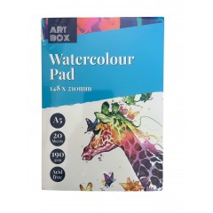 Art Boxd A5 Size Watercolour Pad 190gsm 20 Sheets